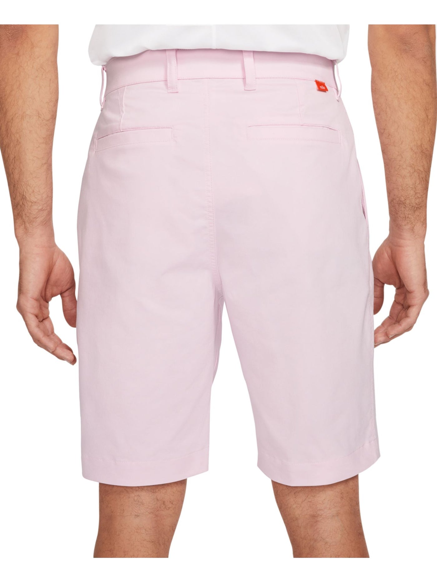 NIKE Mens Golf Pink Classic Fit Moisture Wicking Chino Shorts 30