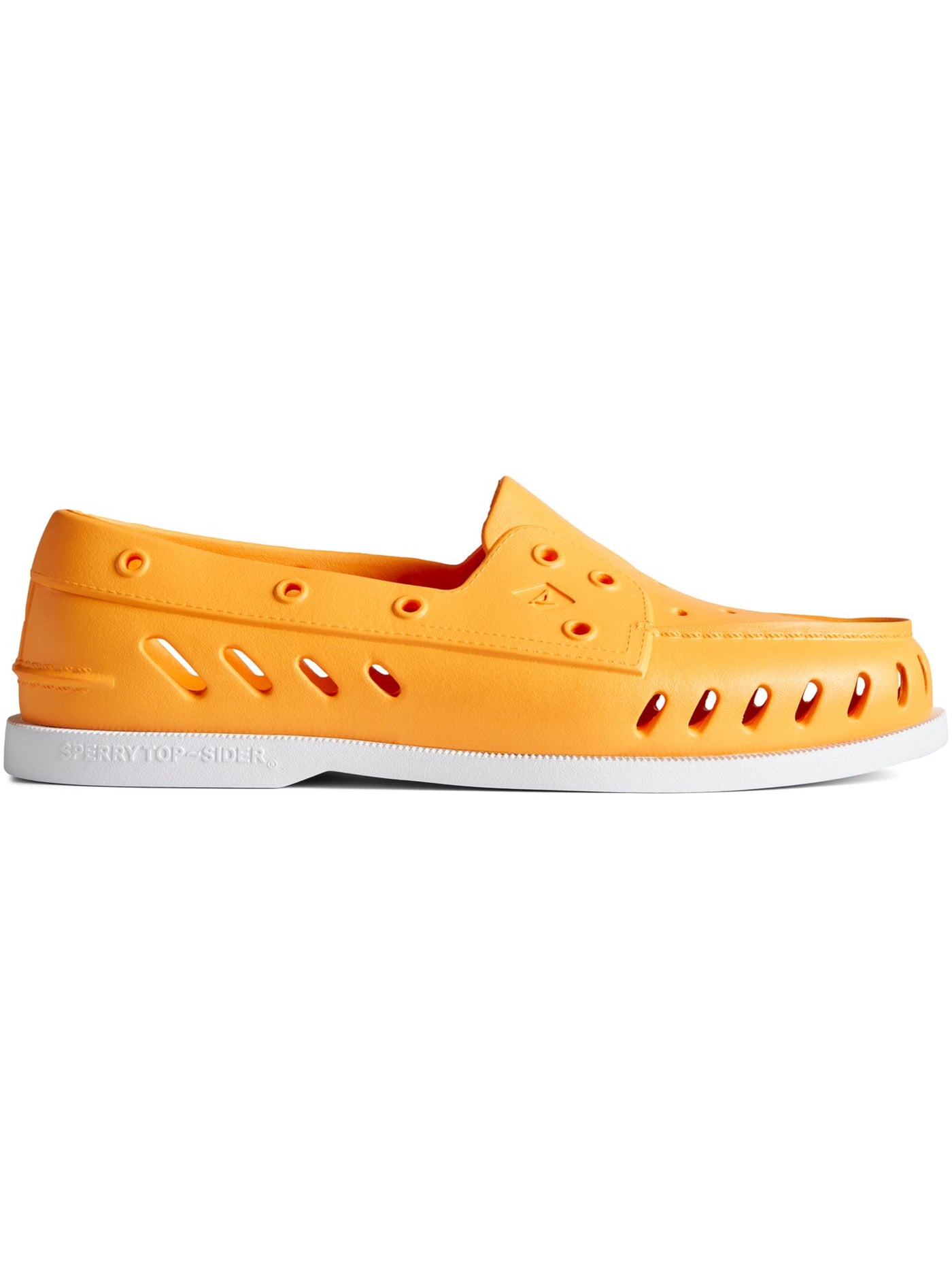 SPERRY Mens Yellow Buoyant Construction Moc-Toe Perforated Non-Marking A/o Almond Toe Slip On Loafers Shoes 9 M