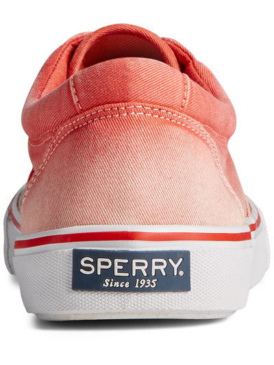 SPERRY Mens Pink Ombre Cushioned Removable Insole Striper Ii Round Toe Platform Lace-Up Sneakers Shoes 12 M