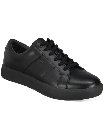 INC Mens Black Comfort Ezra Round Toe Platform Lace-Up Sneakers Shoes 11.5 M