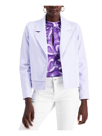ALFANI Womens Purple Wear To Work Blazer Jacket XL