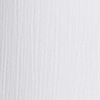 DKNY Womens White Ruffled Gauze Short Sleeve Tie Neck Short Evening Fit + Flare Dress