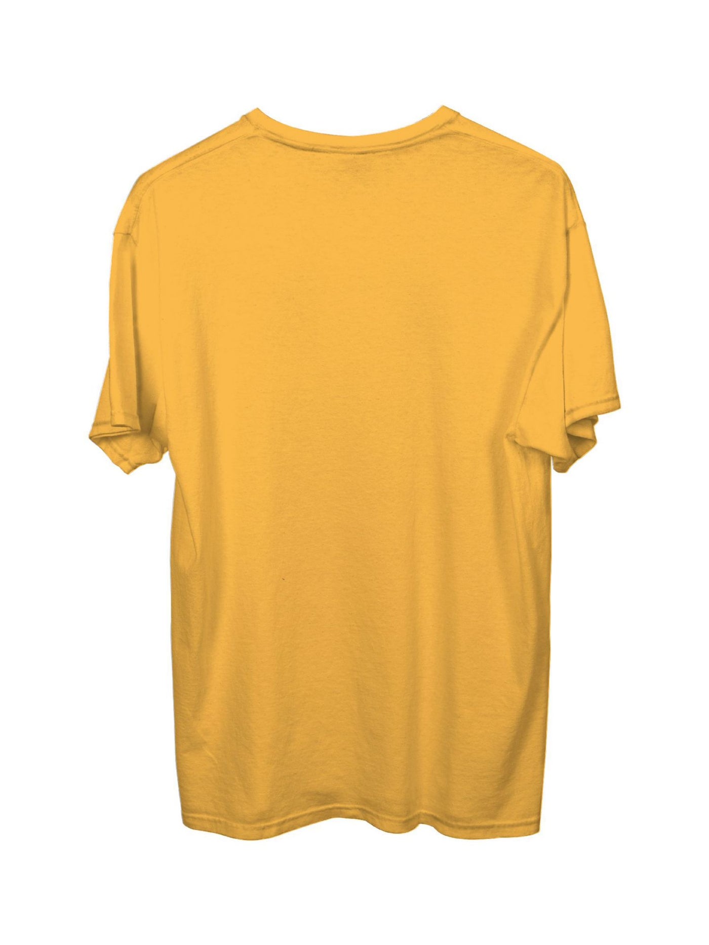 HYBRID APPAREL Mens Beverage Yellow Graphic Classic Fit T-Shirt S