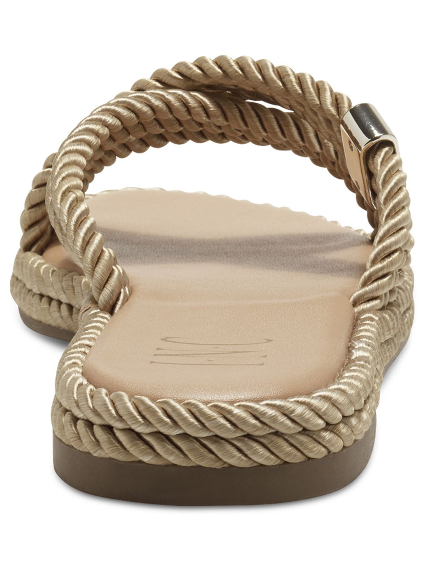 INC Womens Beige Rope Braiding Cushioned Maylee Round Toe Slip On Espadrille Shoes 8.5 M