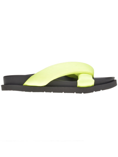 WILD PAIR Womens Green Puffer Sandals. Beck Slip On Slide Sandals Shoes 5 M