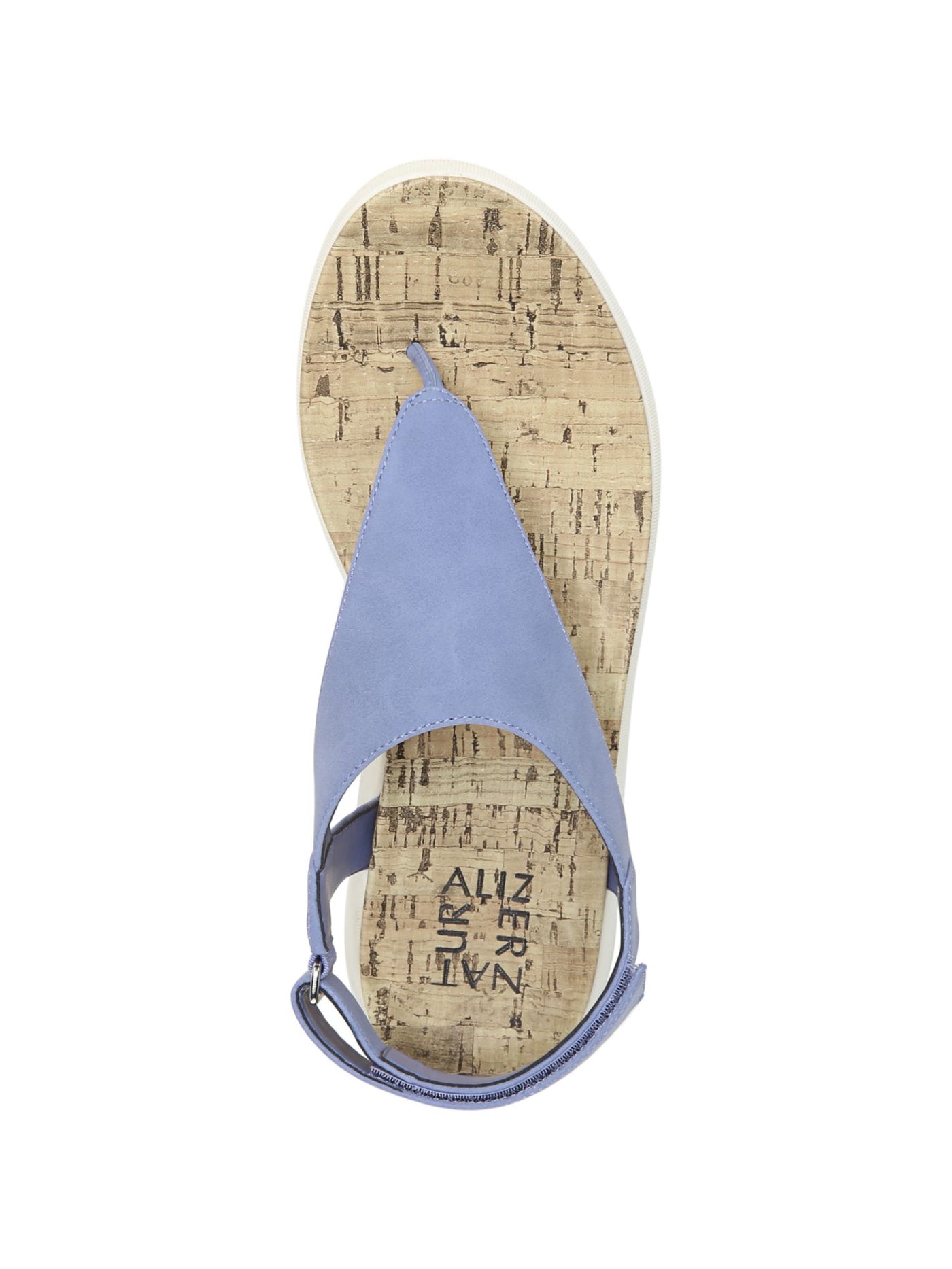 NATURALIZER Womens Purple Non-Slip Meghan Round Toe Wedge Thong Sandals 8 M