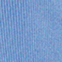 BARDOT Womens Light Blue Ribbed Collared Elongated Side Split Elbow Sleeve V Neck Maxi Sheath Dress