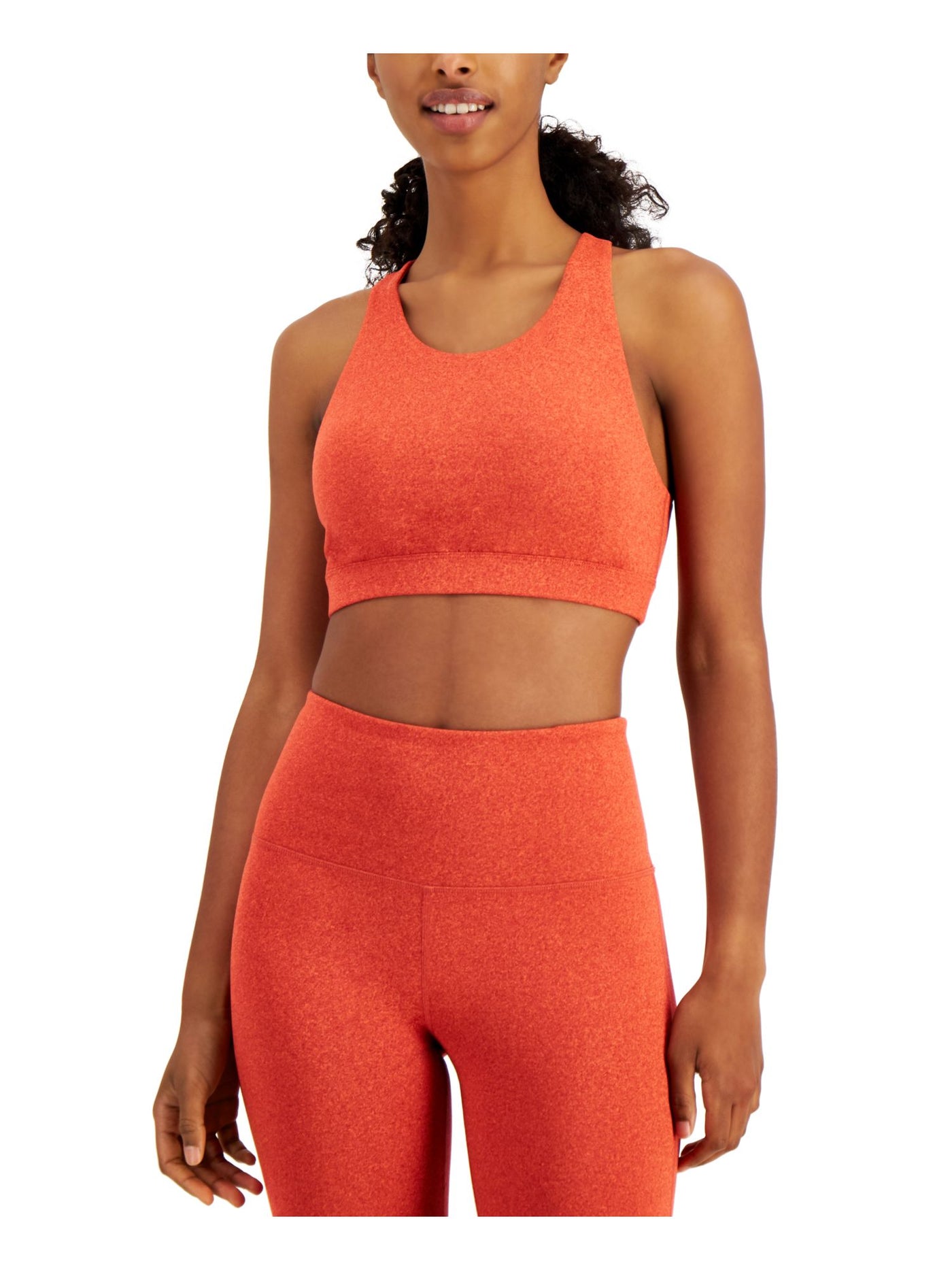 IDEOLOGY Intimates Orange UPF 50+ Sports Bra XS