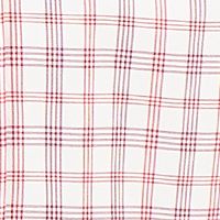 CLUBROOM Mens Red Plaid Collared Classic Fit Button Down Stretch Stretch Shirt