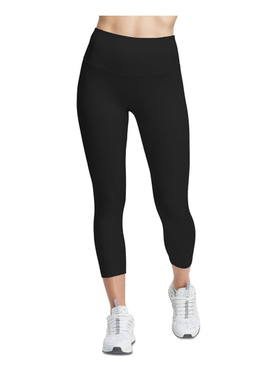 CHAMPION Womens Black Stretch Moisture Wicking Pocketed Double Dry Active Wear Cropped Leggings XS