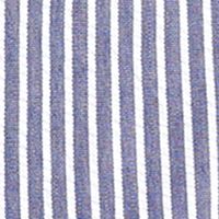 TOMMY HILFIGER Womens Blue Stretch Textured Striped Sleeveless Crew Neck Mini Party Sheath Dress