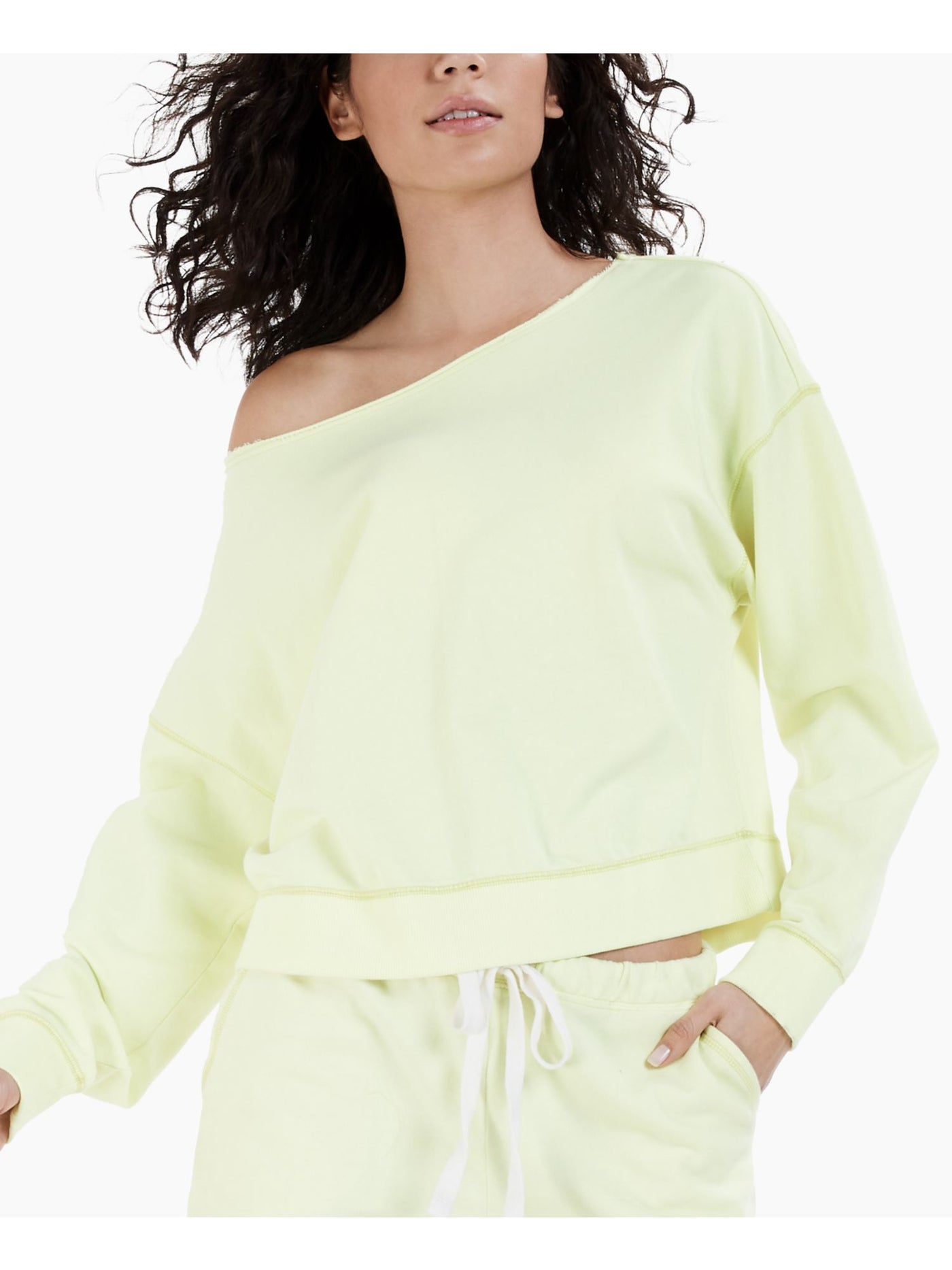 JENNI Intimates Yellow Ribbed Sleepwear Sleep Shirt Pajama Top XL