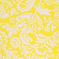 MICHAEL MICHAEL KORS Womens Yellow Knit Floral Sleeveless Square Neck Maxi Dress