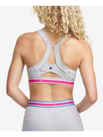 CHAMPION Intimates Gray Full Coverage Moderate Support Sports Bra L