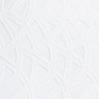 BARDOT Womens White Stretch Zippered Cut Out Eyelet Lace Slit Sleeveless Mock Neck Midi Cocktail Sheath Dress