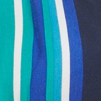 DKNY Womens Blue Belted Pullover Styling Unlined Striped Sleeveless Surplice Neckline Midi Wear To Work Wrap Dress