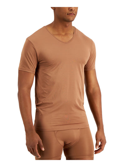 ALFANI Intimates Brown Air Mesh Quick-dry Base Layer Underwear L