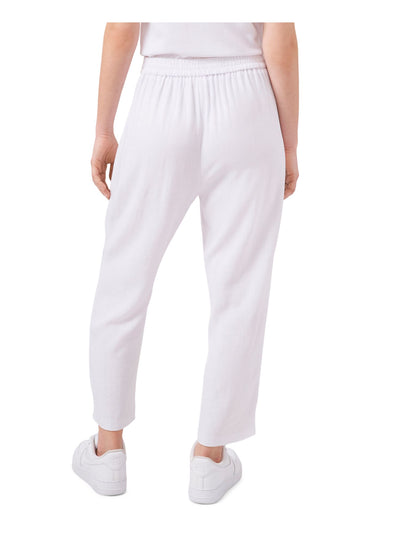 RILEY&RAE Womens White Pleated Tie Straight leg Pants XXL