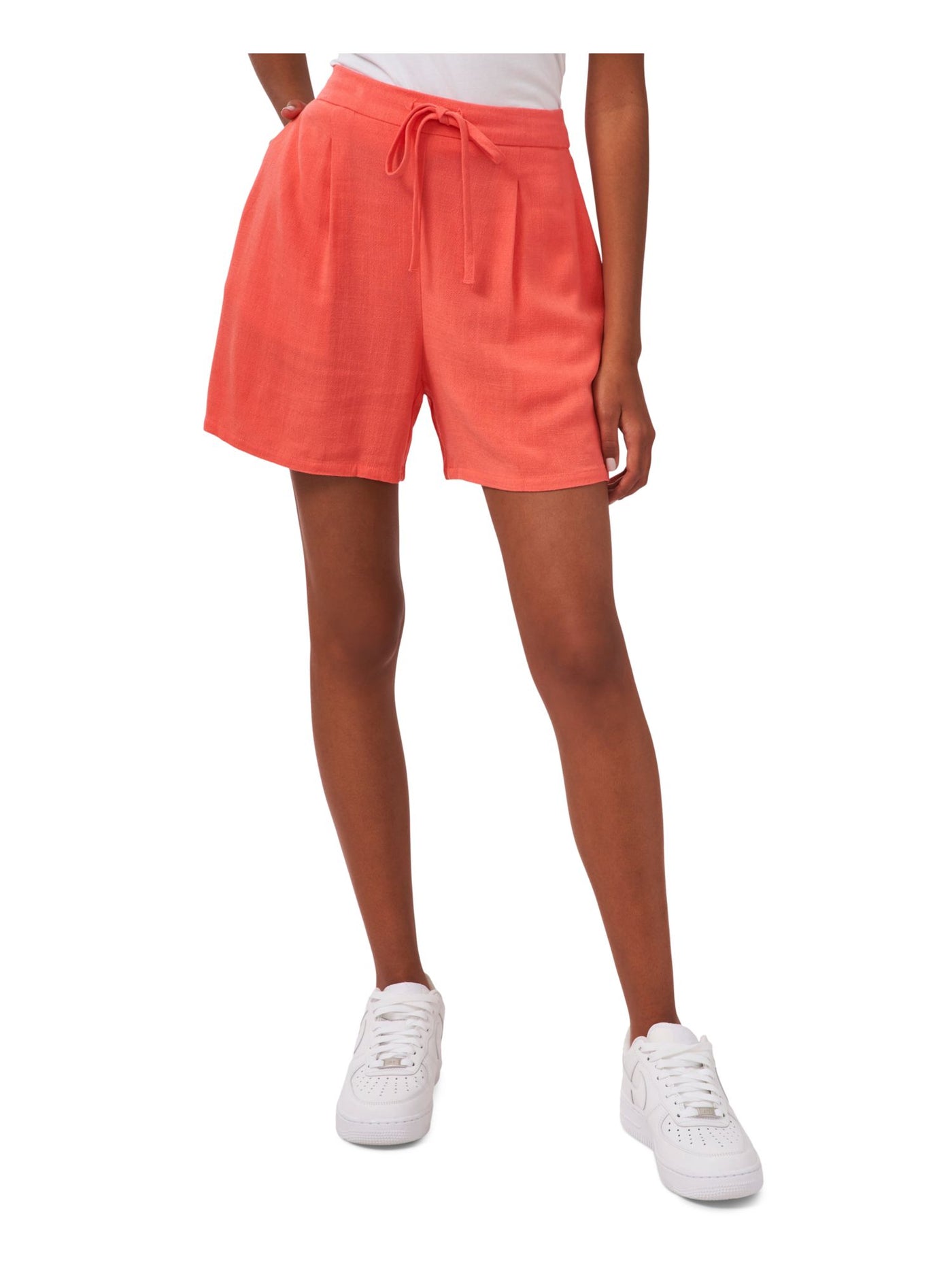 RILEY&RAE Womens Coral Pocketed Tie Relaxed Fit. Shorts S