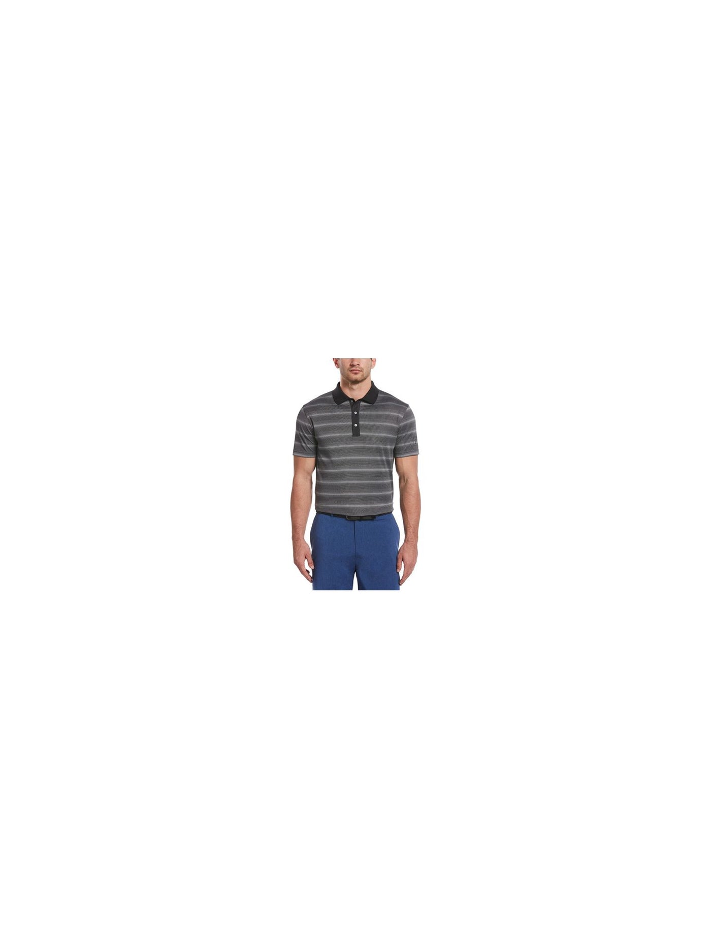 HYBRID APPAREL Mens Black Polo L