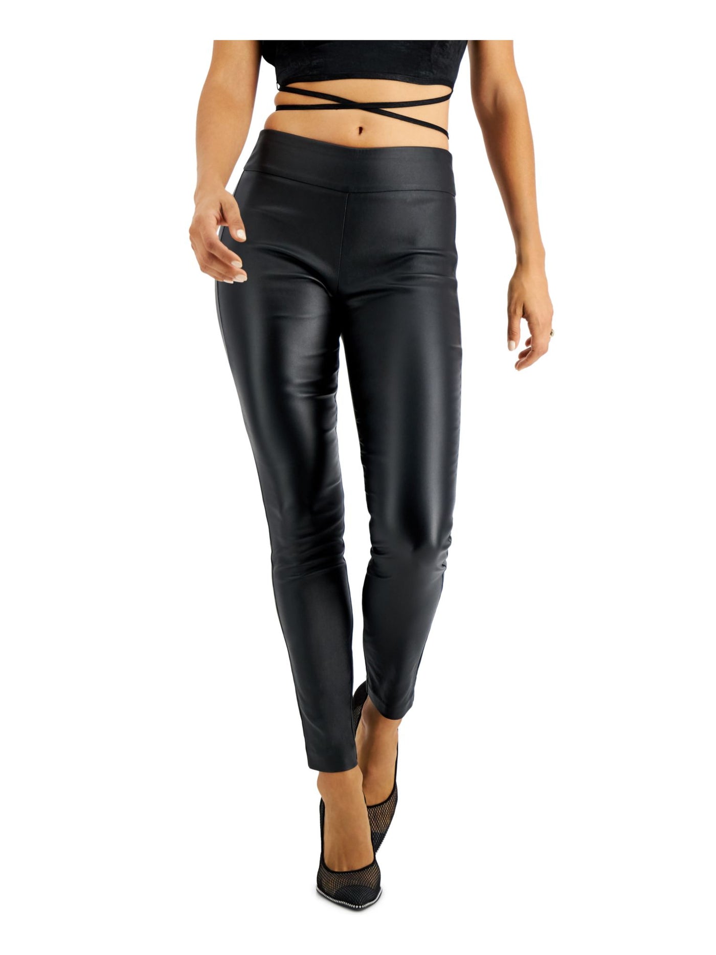 BAR III Womens Black Evening Skinny Pants XS