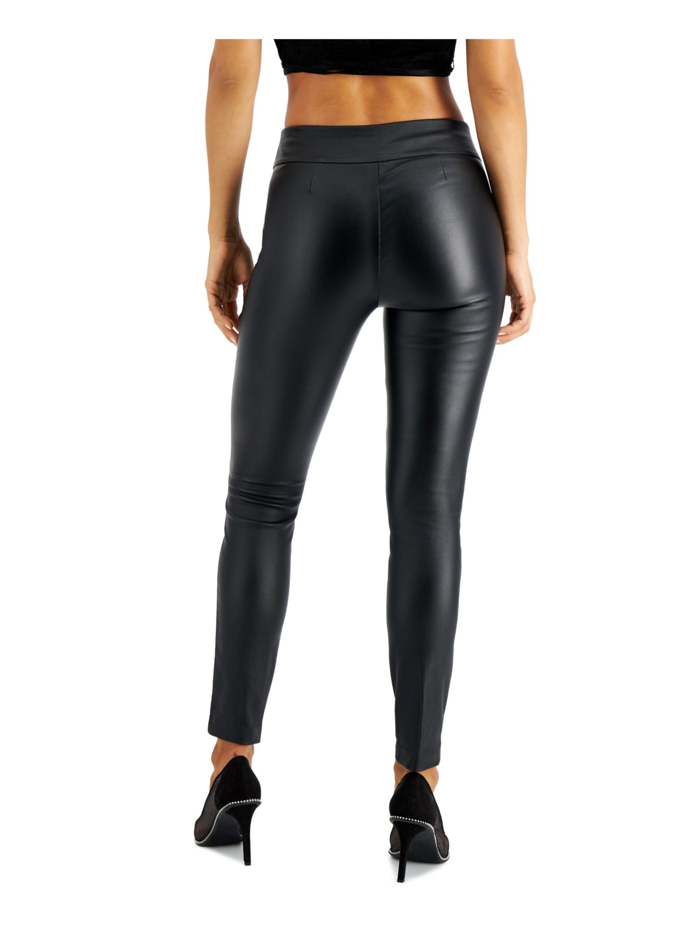 BAR III Womens Black Evening Skinny Pants S