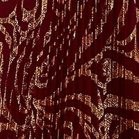 CITY STUDIO Womens Burgundy Zippered Crisscross Straps Lined Spaghetti Strap V Neck Full-Length Formal Gown Dress