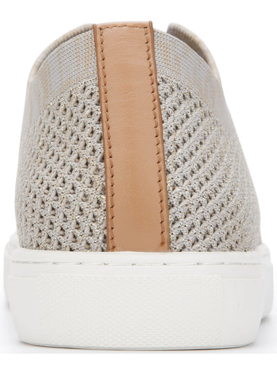 GENTLE SOULS KENNETH COLE Womens Beige Knit Deep Notch Breathable Padded Rory Round Toe Platform Slip On Sneakers Shoes 9.5 M