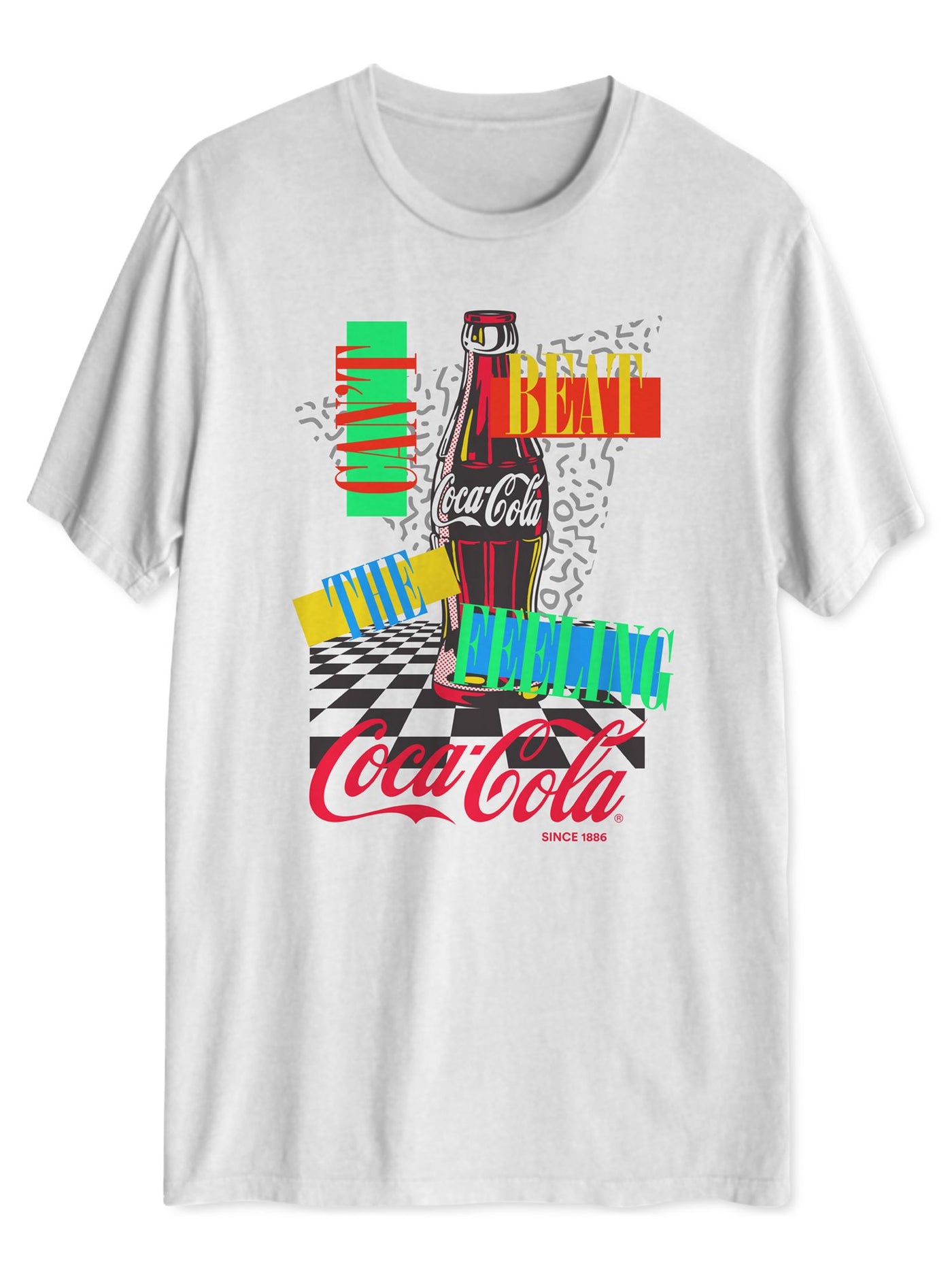 HYBRID APPAREL Mens The Feeling White Logo Graphic Short Sleeve Classic Fit T-Shirt 2XL