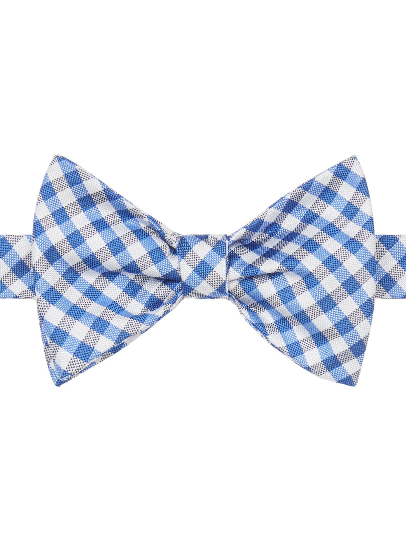 TOMMY HILFIGER Mens Blue Gingham Bow Tie