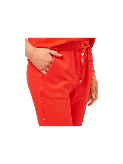 RILEY&RAE Womens Pocketed Tie Side Stripes Jogger Lounge Pants
