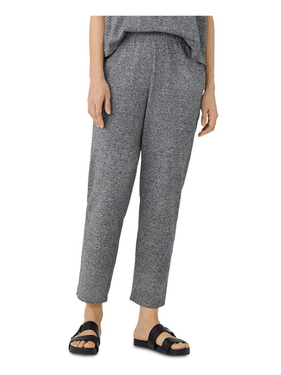 EILEEN FISHER Womens Gray Pocketed Pull On Tapered Ankle Heather Wear To Work Pants XS