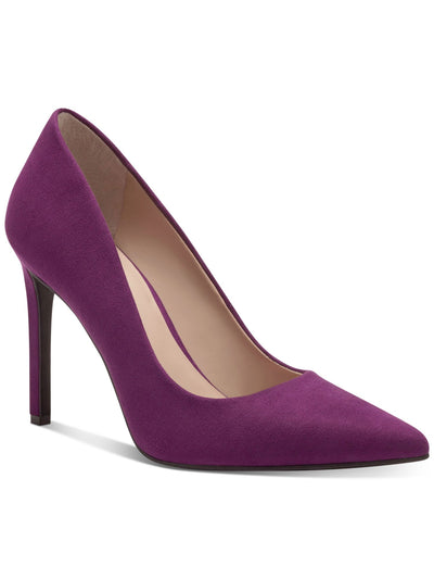 INC Womens Purple Padded Shelya Pointed Toe Stiletto Slip On Dress Pumps Shoes 7.5 M