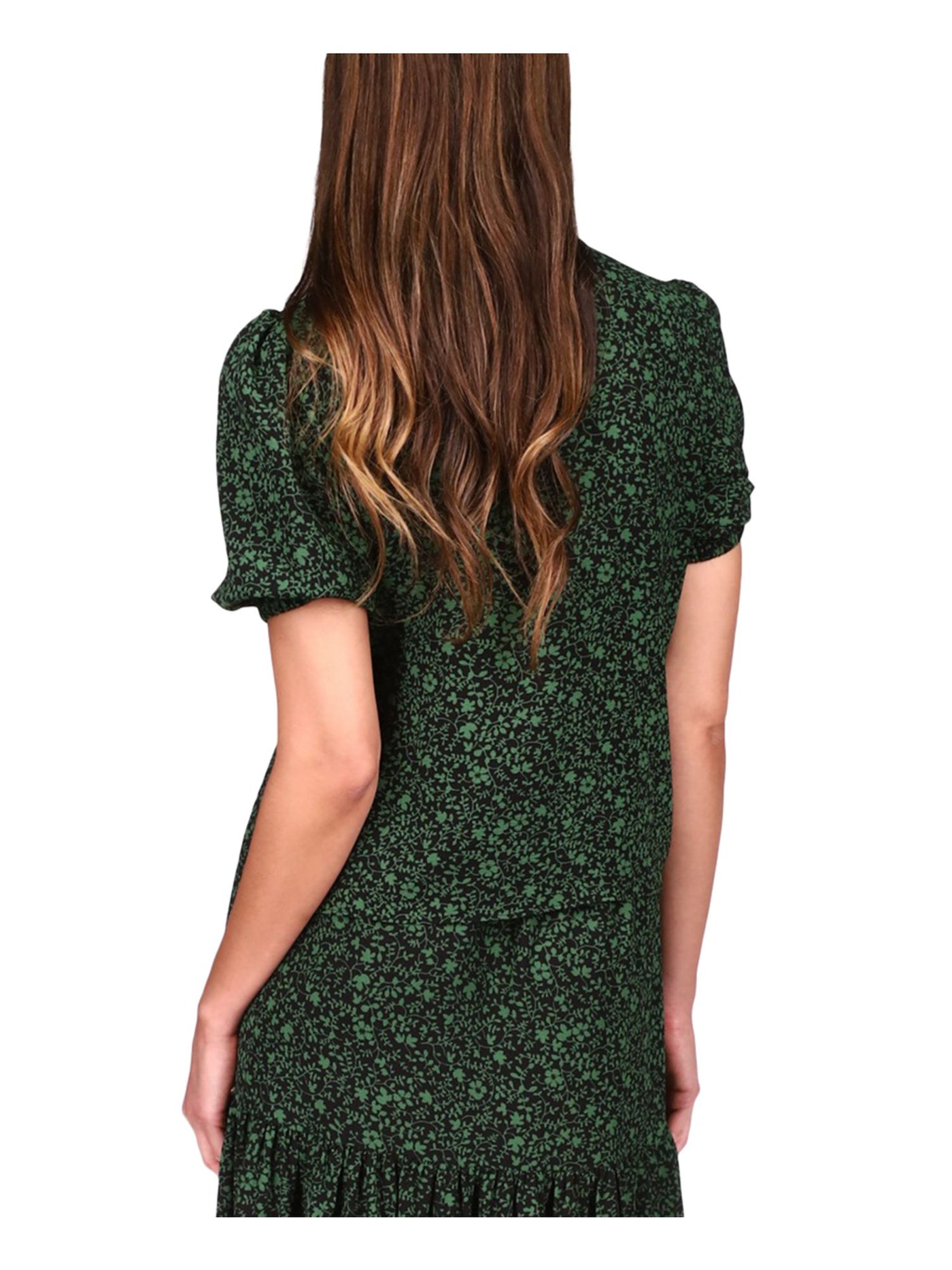 michael kors green pleated dress Michael Kors Pleated Georgette Halter Dre In Green - 22% Off