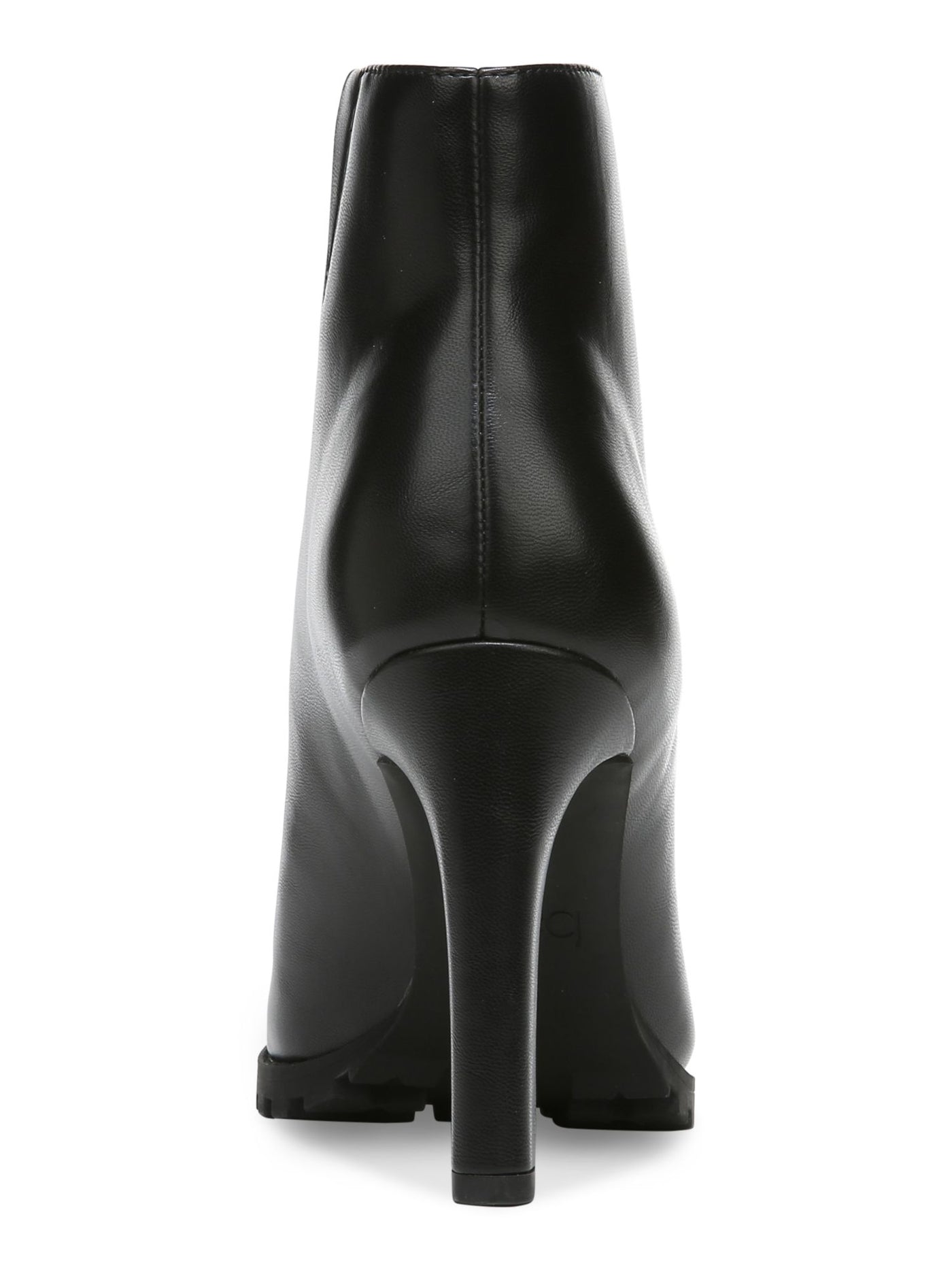 BAR III Womens Black Lug Sole Goring Arch Support Breathable Dillian Open Toe Stiletto Zip-Up Dress Shootie 10 M