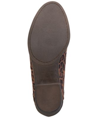 SUN STONE Womens Brown Leopard Print Slip Resistant Cushioned Abby Round Toe Block Heel Booties W