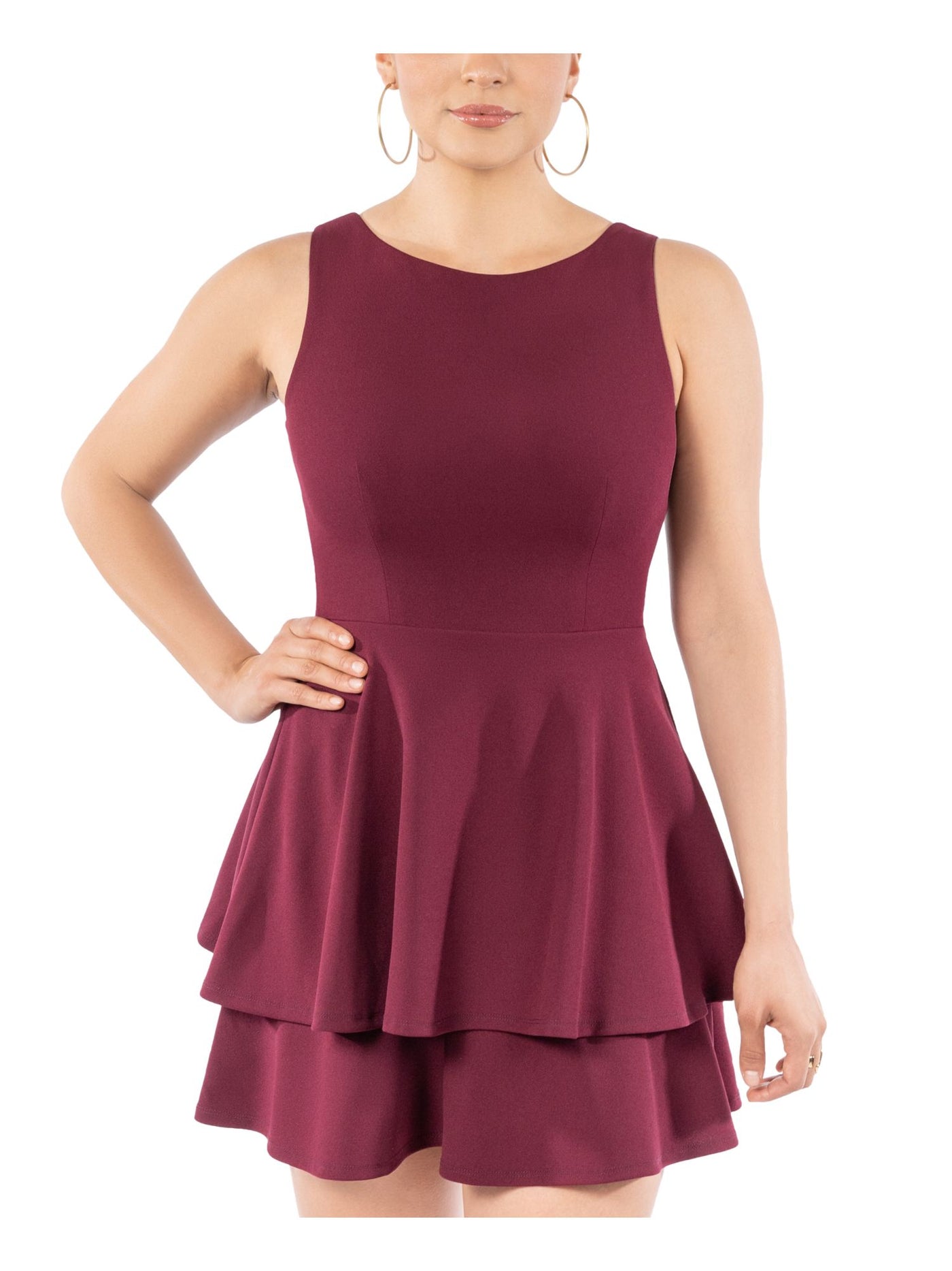 b darlin burgundy dress B. Darlin Strapless Sweetheart Neck Corseted Faux Wrap Long Prom Dress, Womens, 5, Wine