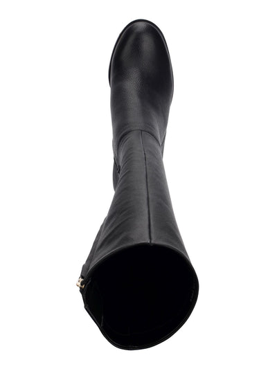 KENNETH COLE NEW YORK Womens Black Lug Sole Justin 2.0 Round Toe Block Heel Zip-Up Heeled Boots 7.5 M