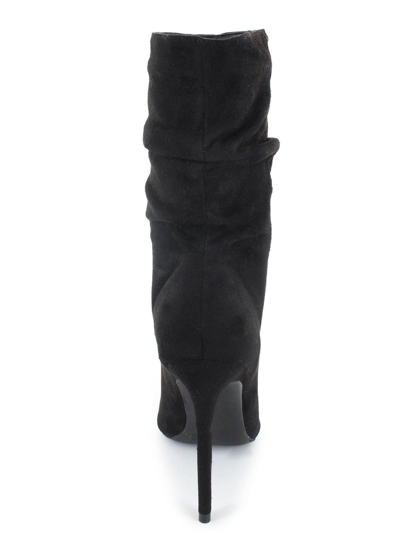 XOXO Womens Black Genevie Pointed Toe Stiletto Dress Slouch Boot 10 M