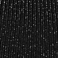 GUESS Womens Black Knit Metallic Textured T-back Sleeveless Halter Cami Sweater
