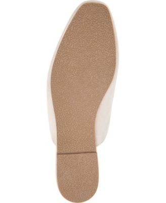 JOURNEE COLLECTION Womens Beige Hardware At Vap Padded Ameena Square Toe Slip On Mules