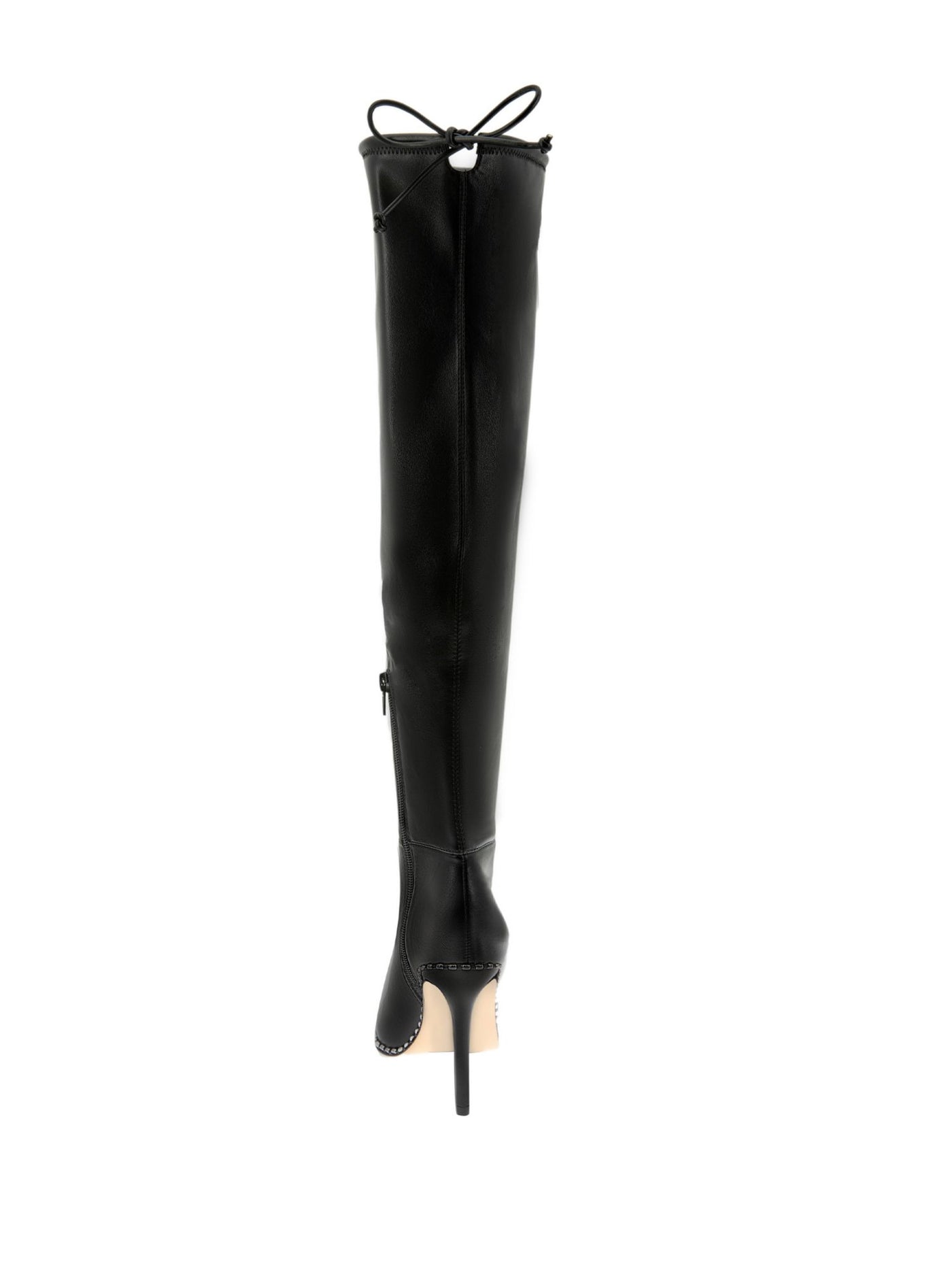 BCBGENERATION Womens Black Zipper Accent Hilanda Pointed Toe Stiletto Dress Boots 6.5