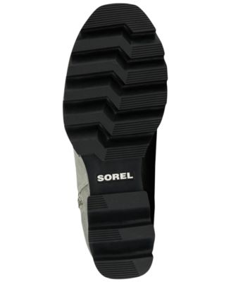 SOREL Womens Gray Water Resistant Arch Support Slip Resistant  Cushioned Goring Removable Insole Joan Of Artic Wedge Iii Square Toe Zip-Up Booties