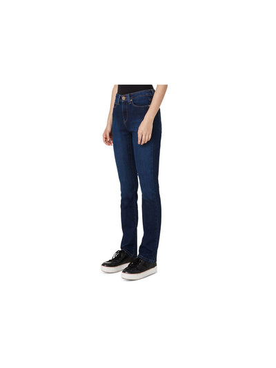 JAEN Womens Blue Zippered Pocketed High Waist Jeans 33