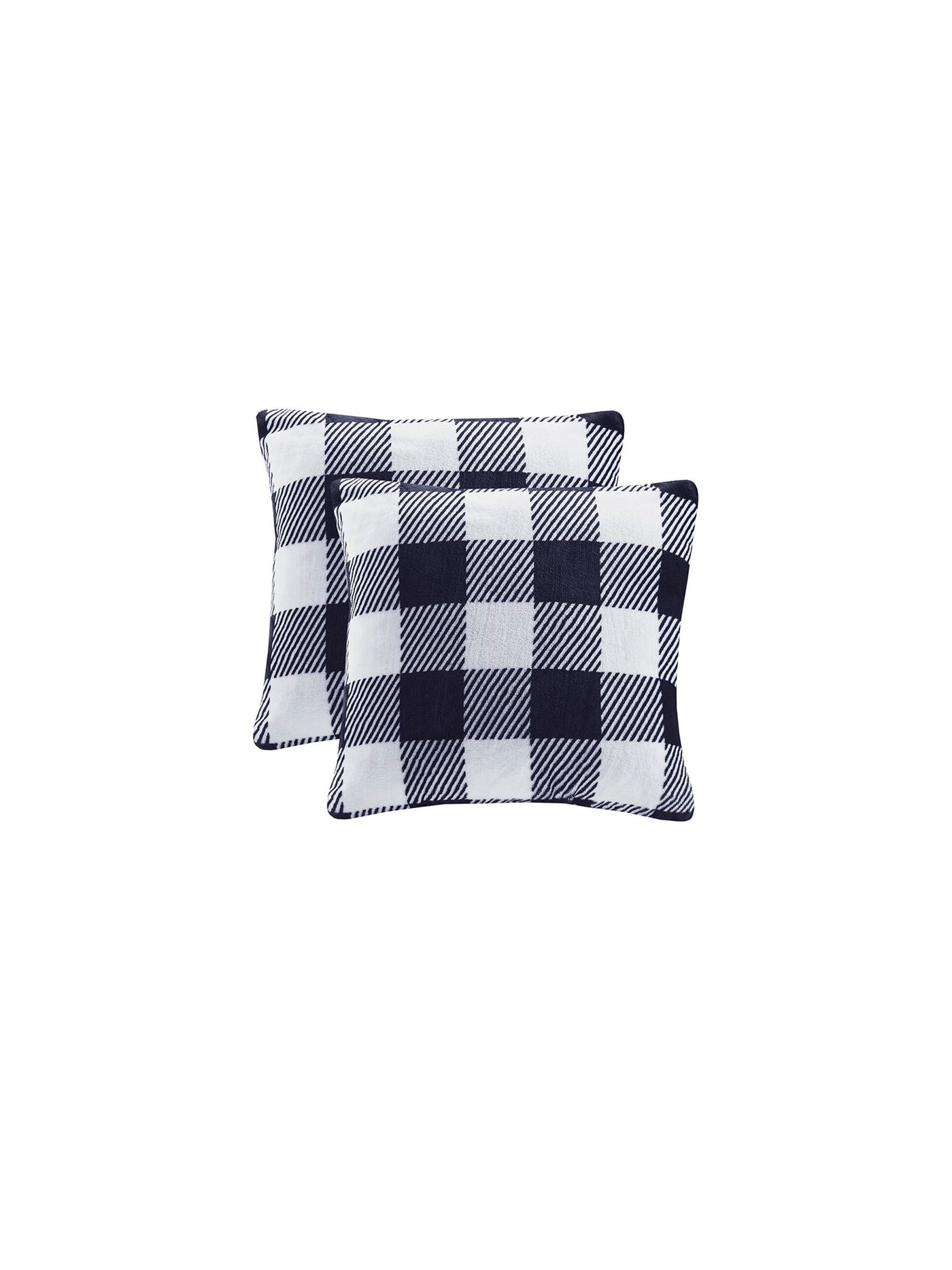 CHARTER CLUB White Plaid 18 X 18 Decorative Pillow