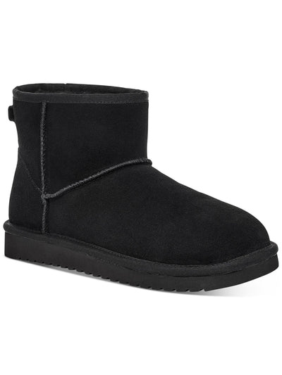KOOLABURRA BY UGG Womens Black Pull-Tab At Heel Padded Koola Mini Ii Round Toe Leather Booties 8