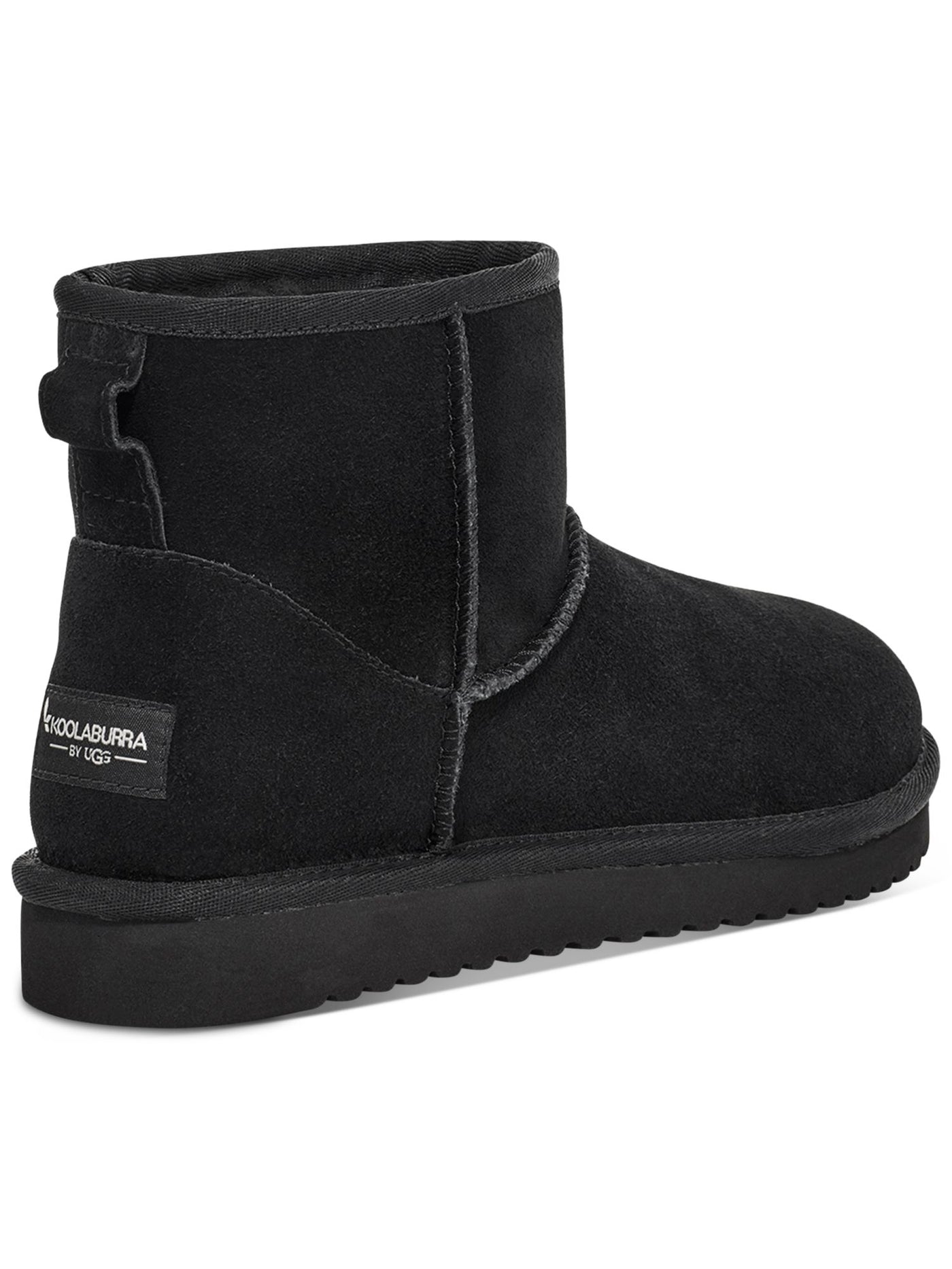 KOOLABURRA BY UGG Womens Black Pull-Tab At Heel Padded Koola Mini Ii Round Toe Leather Booties 8