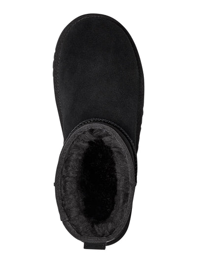 KOOLABURRA BY UGG Womens Black Pull-Tab At Heel Padded Koola Mini Ii Round Toe Leather Booties 8