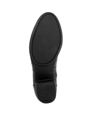 SUGAR Womens Black Goring Comfort Trixy Round Toe Block Heel Zip-Up Booties M