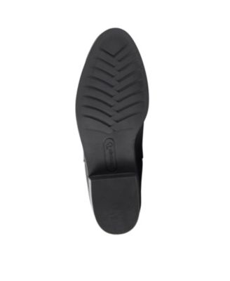 BARETRAPS Womens Black Slip Resistant Marcela Round Toe Block Heel Zip-Up Riding Boot M